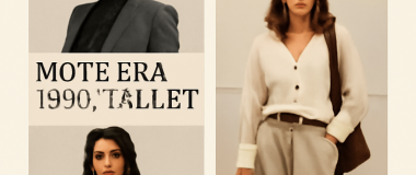 Klokke med trehylster vises i et moderne, lyst rom med minimalistisk innredning.
